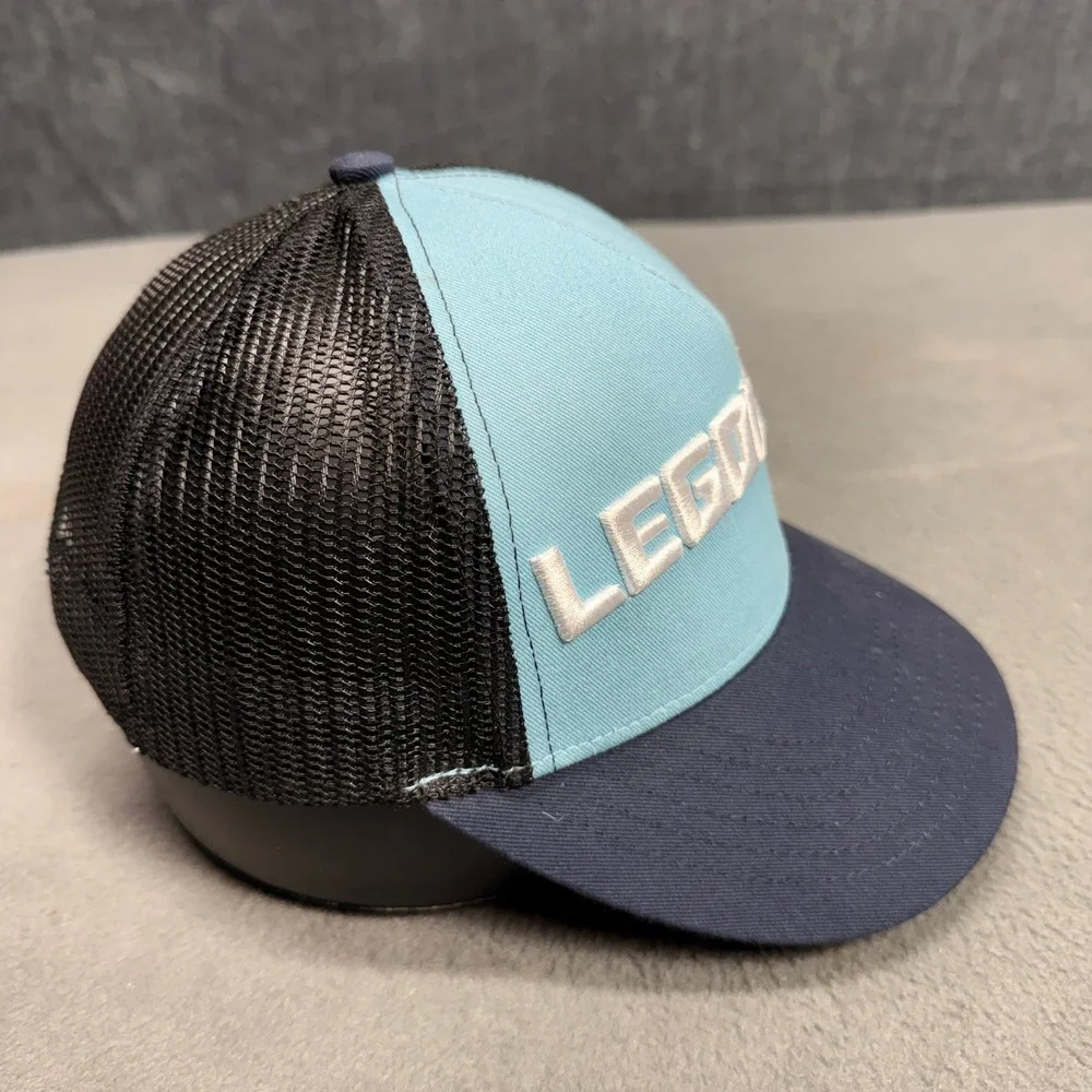 Legoland California Trucker Hat Youth Blue Navy Black Mesh Snapback Baseball Cap